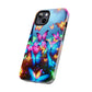 "Neon Butterflies Awakening" NEON Butterflies Tough Phone Case