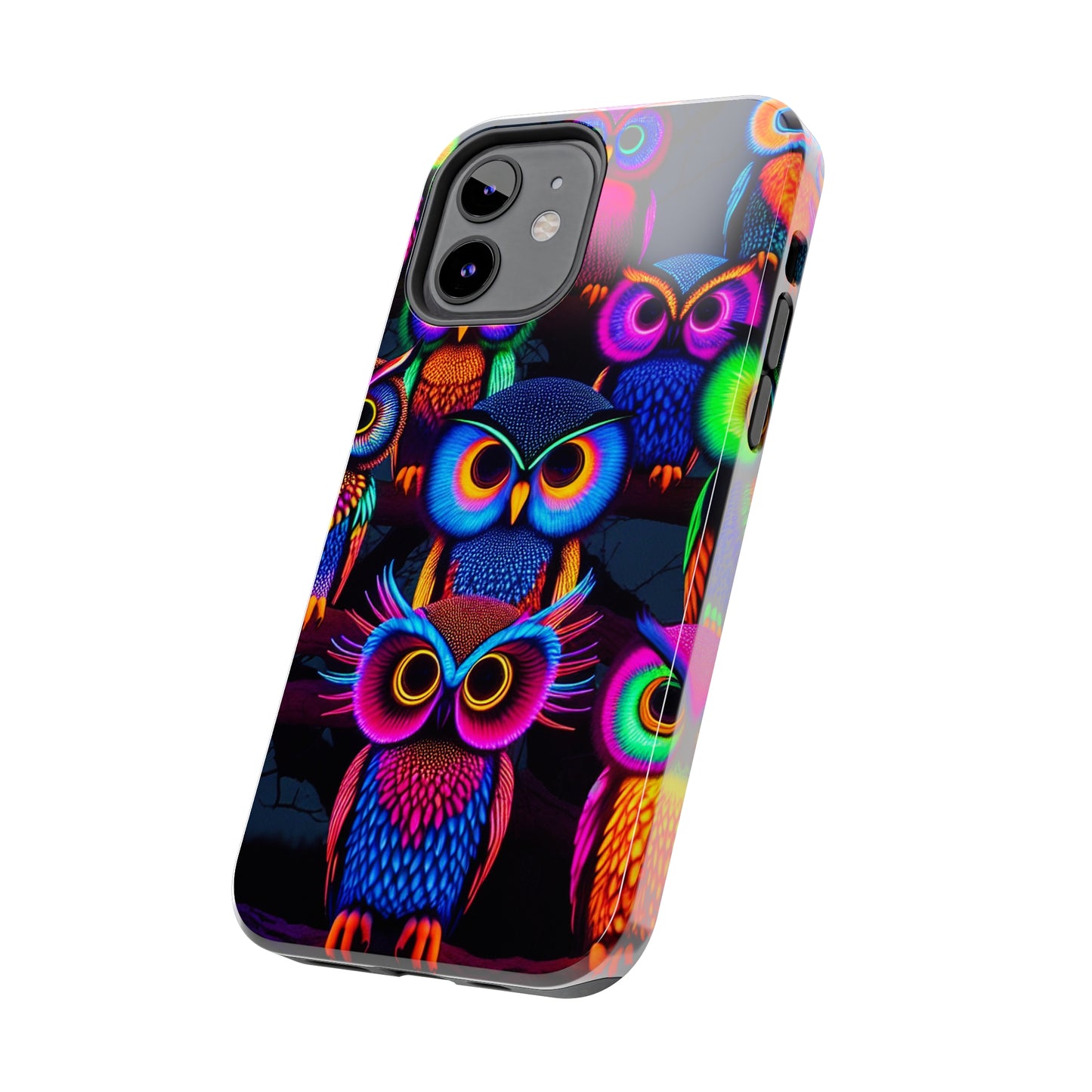 Neon Gloowls. NEON Owls Tough Phone Case