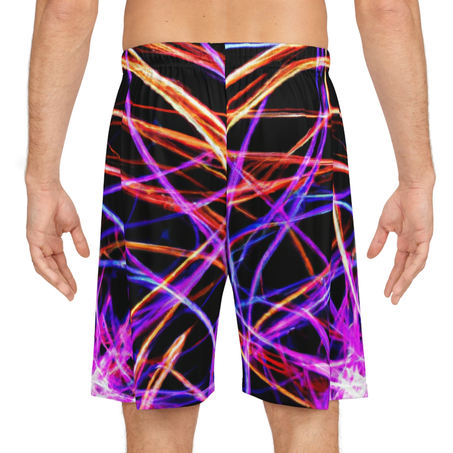 Giovanni da Verona - Trippy Infinity Patterns Rave Shorts