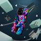 "Neon Illumination" Neon Unicorns Premium Art Magsafe Magnet Tough IPhone 13 14 15 Pro Plus Max and Mini in Matte and Glossy Phone cases