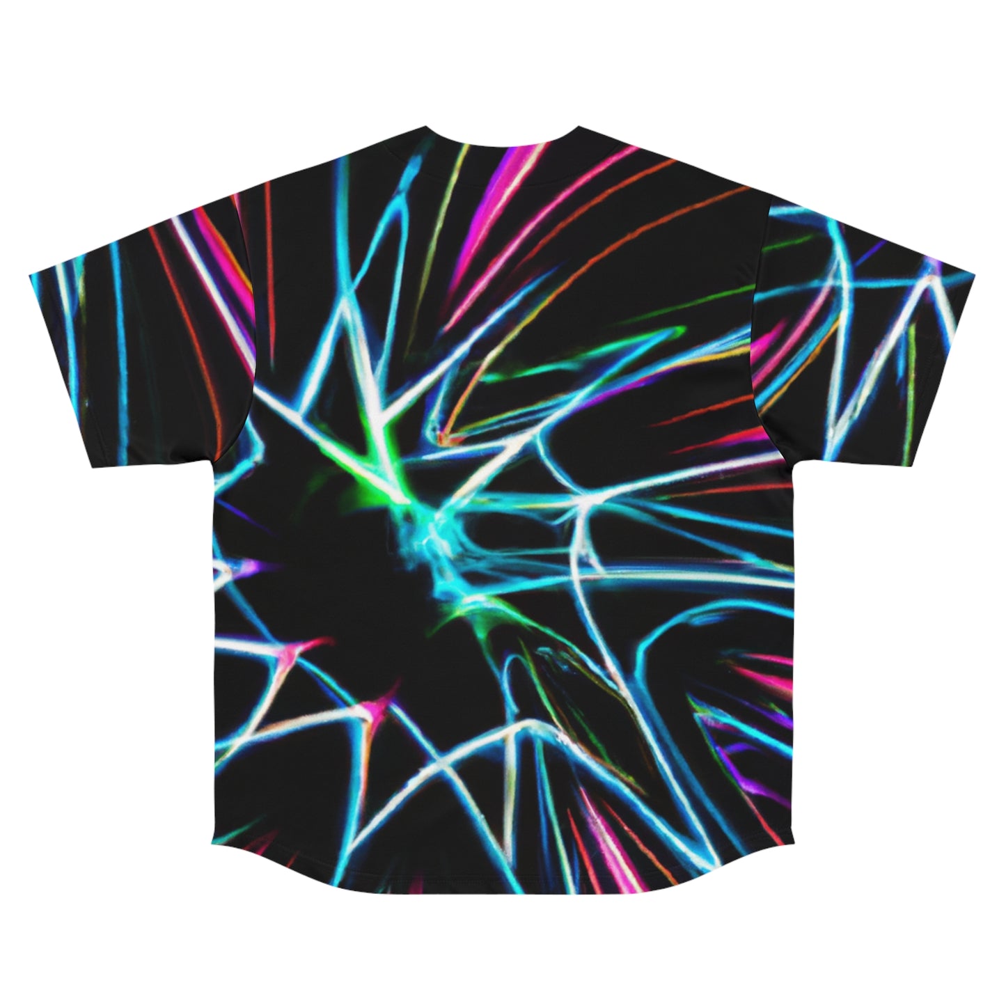 Neon Maze Infinity. Trippy Infinity Patterns Mens Jersey