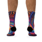TDB Triptonix Infinity Labyrinth. Trippy Recycled Poly Socks
