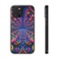 Neon Infinity Dreamscape. Infinity Patterns Art Polycarbonate Phone Case