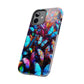 "Illuminated Flight" NEON Butterflies Tough Phone Case
