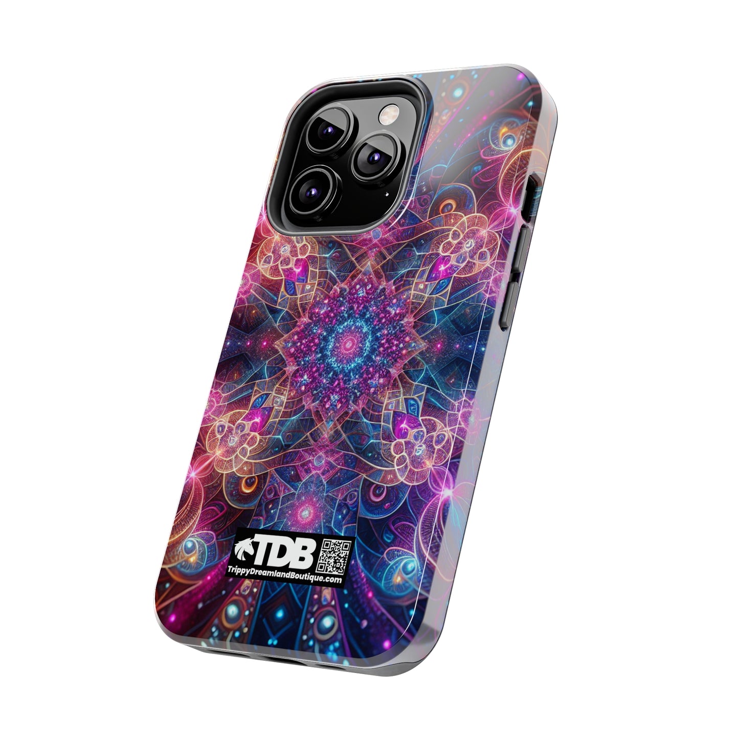 TDB Vibrant Infinity Ozonetics. Trippy Infinity Patterns Tough Phone Case