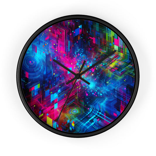 Calantha de Montero - Trippy Infinity Patterns Wall Clock