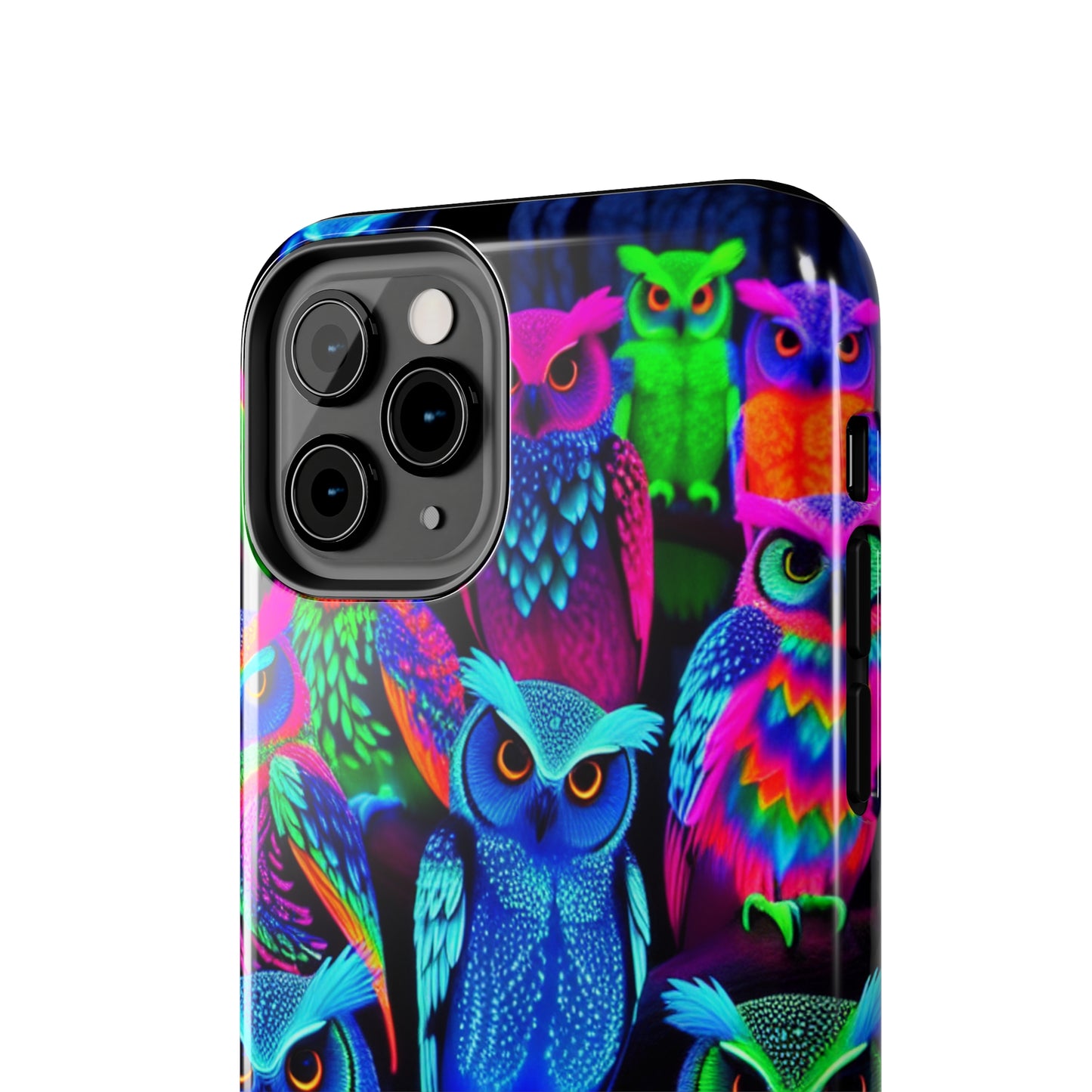 Neon Luminance Owls NEON Owls Tough Phone Case