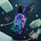 Neon Spectacle of Unicorns Neon Unicorns Premium Art Magsafe Magnet Tough IPhone 13 14 15 Pro Plus Max and Mini in Matte and Glossy Phone cases