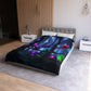 Gianni di Firenze - NEON Owls Microfiber Duvet Cover