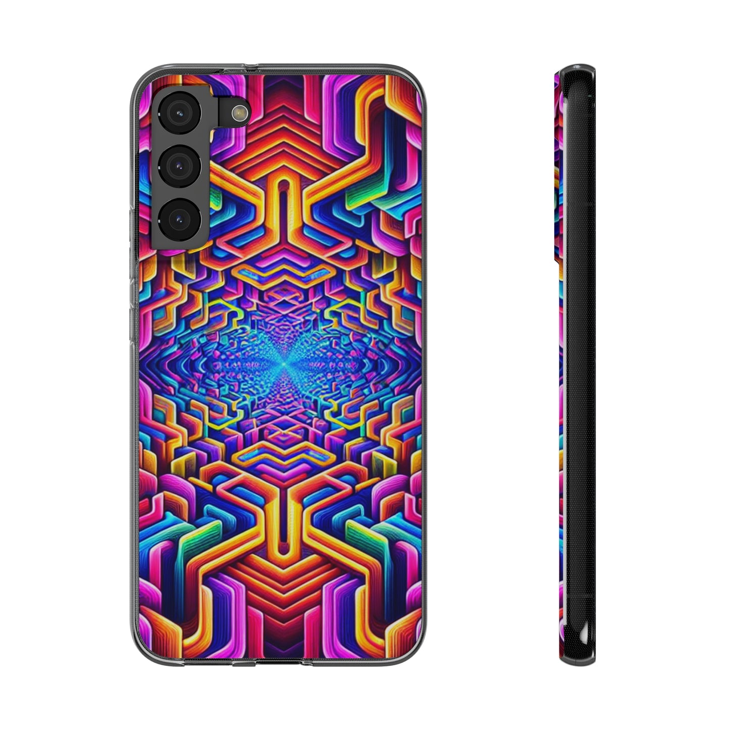 Vibrant Trippin' Infinity Infinity Patterns Art Polycarbonate Phone Case