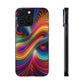 Neon Infinity Vortex Infinity Patterns Art Polycarbonate Phone Case