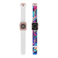 "Neon Glitchscape" - Trippy Infinity Patterns Iwatch Band