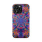 Vibrant Infinity Aurora. Neon Trippy Infinity Patterns Premium Art Magsafe Magnet Tough IPhone 13 14 15 Pro Plus Max and Mini in Matte and Glossy Phone cases