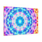 Vivid Cosmic Lightsphere Trippy Infinity Patterns Art Canvas