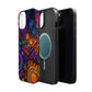 Vivid Voyage of Infinity Neon Splendor. Neon Trippy Infinity Patterns Premium Art Magsafe Magnet Tough IPhone 13 14 15 Pro Plus Max and Mini in Matte and Glossy Phone cases