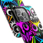 TDB iPhone Magnetic Tough Case - Psychedelic Rave Owl Design
