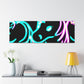 "Neon Unicorn Carnival" NEON Unicorns Art Canvas