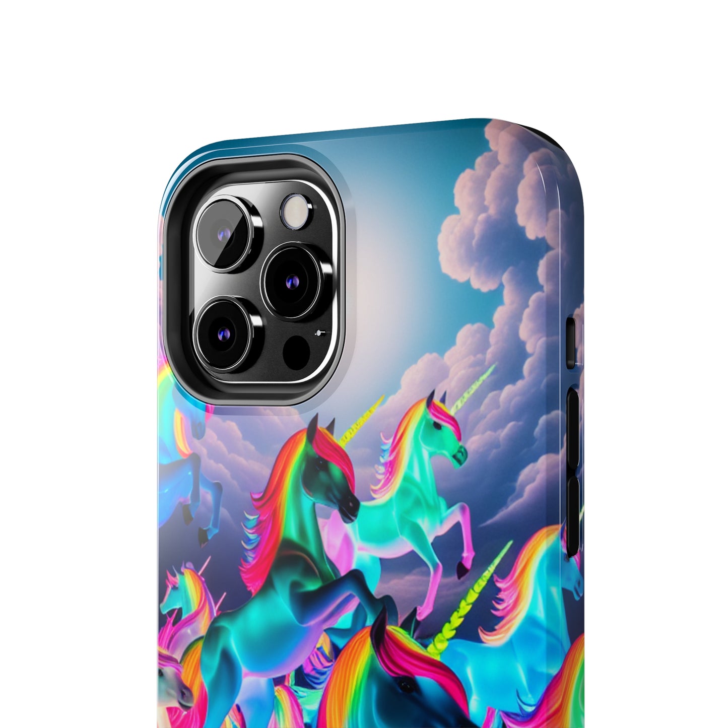 "Neon Fantasy" NEON Unicorns Tough Phone Case