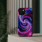 Infinite Neon Horizon Neon Trippy Infinity Patterns Premium Art Magsafe Magnet Tough IPhone 13 14 15 Pro Plus Max and Mini in Matte and Glossy Phone cases