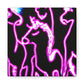 NeoNirvana. NEON Unicorns Art Canvas