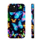Luminous Butterfly Radiance Neon Butterflies Premium Art Magsafe Magnet Tough IPhone 13 14 15 Pro Plus Max and Mini in Matte and Glossy Phone cases
