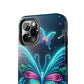 "Neon Butterfly Glo-Rama" NEON Butterflies Tough Phone Case Iphone 6 7 8 9 10 11 12 13 14 SE X XR XS Pro Max Mini Plus