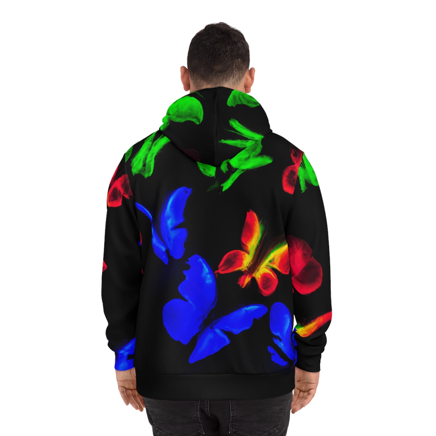 "Neon Butterfly Adagio" - Butterflies AOP Hoodie