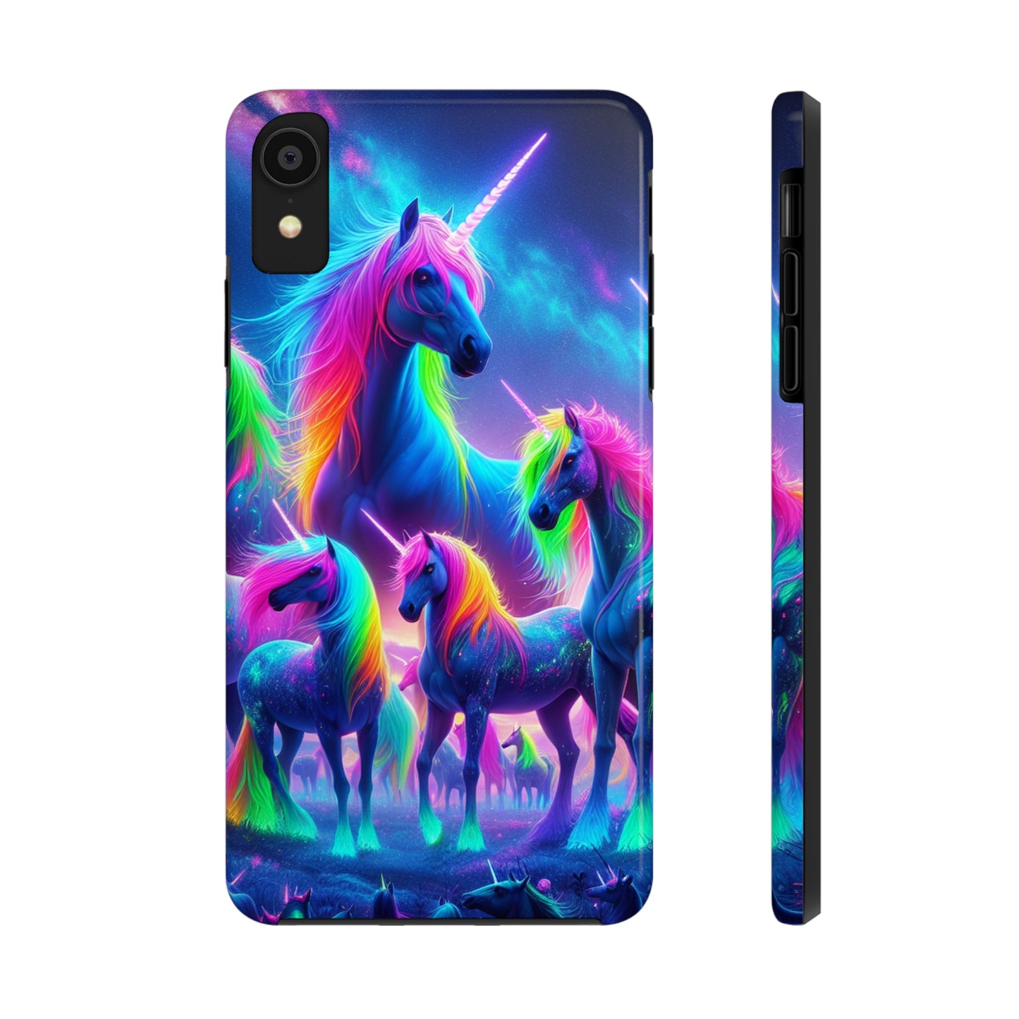 Vibrant's Mystic Muster NEON Unicorns Tough Phone Case