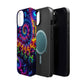 Twilight Infinyscape Neon Trippy Infinity Patterns Premium Art Magsafe Magnet Tough IPhone 13 14 15 Pro Plus Max and Mini in Matte and Glossy Phone cases