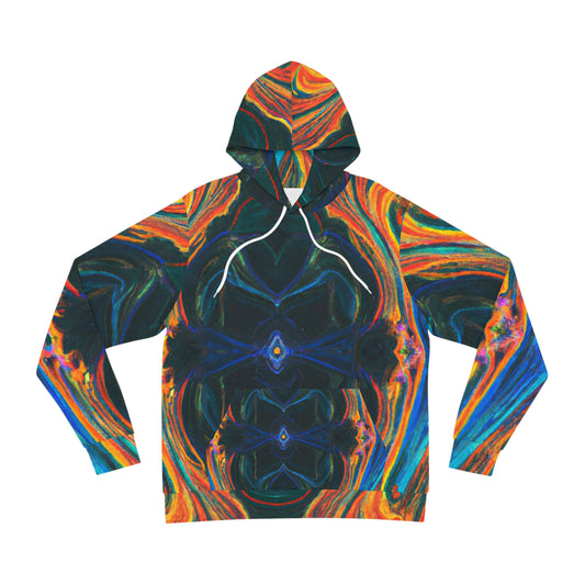 Vivid Troniverse Vortex -Trippy Infinity Patterns AOP Hoodie