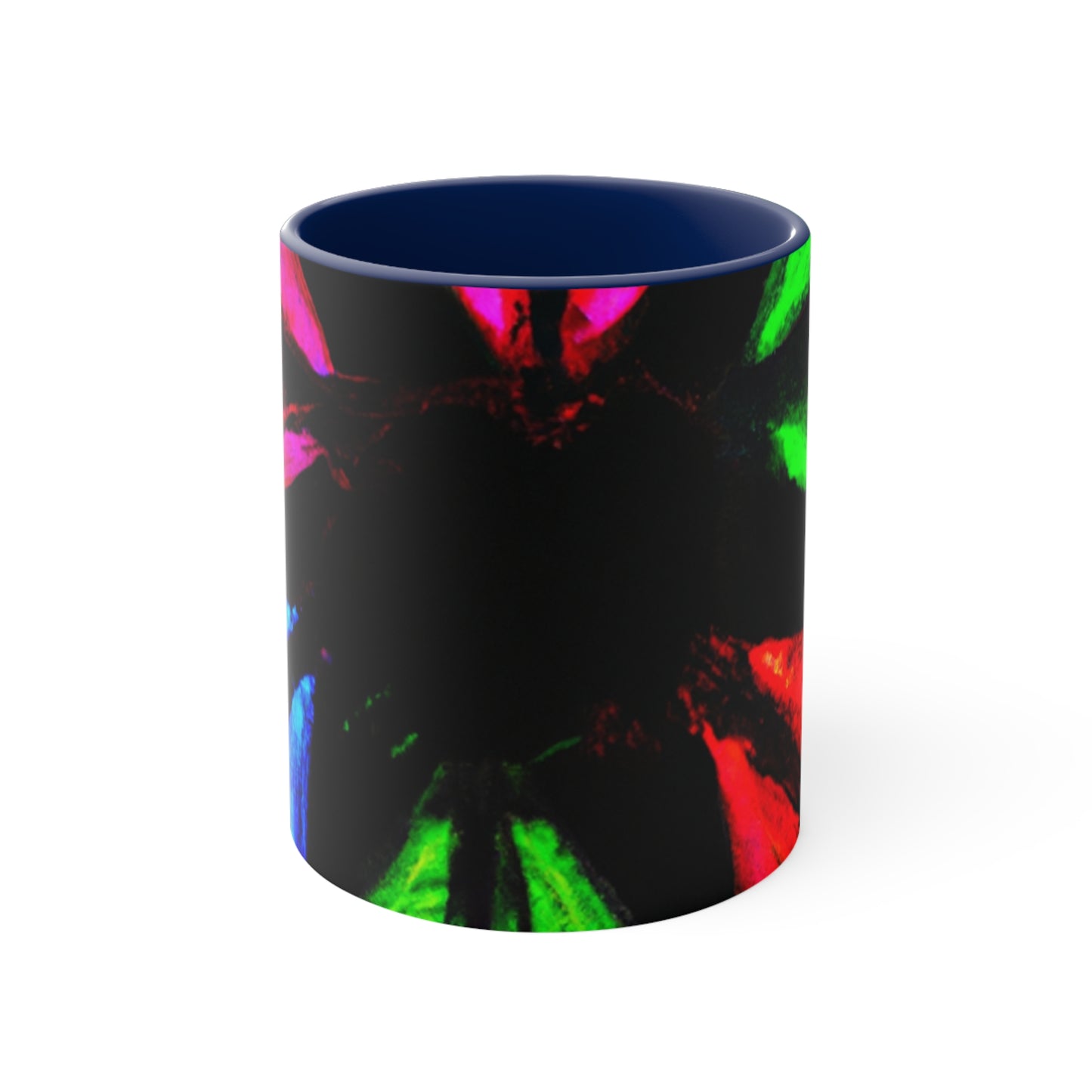 Neon Butterfly Splash. Butterflies 11oz Mug