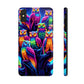 Neon Nocturne. NEON Owls Tough Phone Case