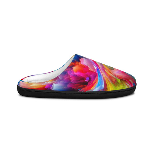 Giovanni de Santoalba - Trippy Infity Patterns Men's Indoor Slippers