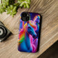 Neon Nighthorn Pride Neon Unicorns Premium Art Magsafe Magnet Tough IPhone 13 14 15 Pro Plus Max and Mini in Matte and Glossy Phone cases