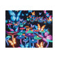 Neon Butterflies Blooms - Neon Butterflies and Mushrooms Puzzle 30, 110, 252, and 1000 Pieces