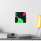 "Neon Rainbow Unicorn Cluster" NEON Unicorns Art Canvas