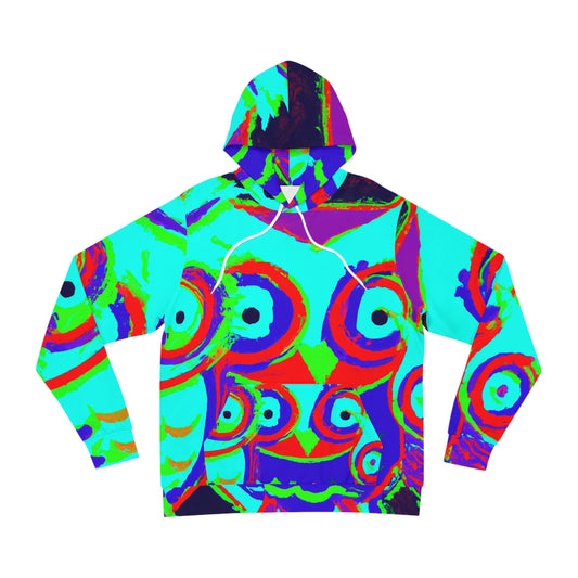 Vividly Glowing Nocturnal Dance - NEON Owls AOP Hoodie