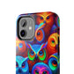 'Electric Neon Owl Harmony' NEON Owls Tough Phone Case