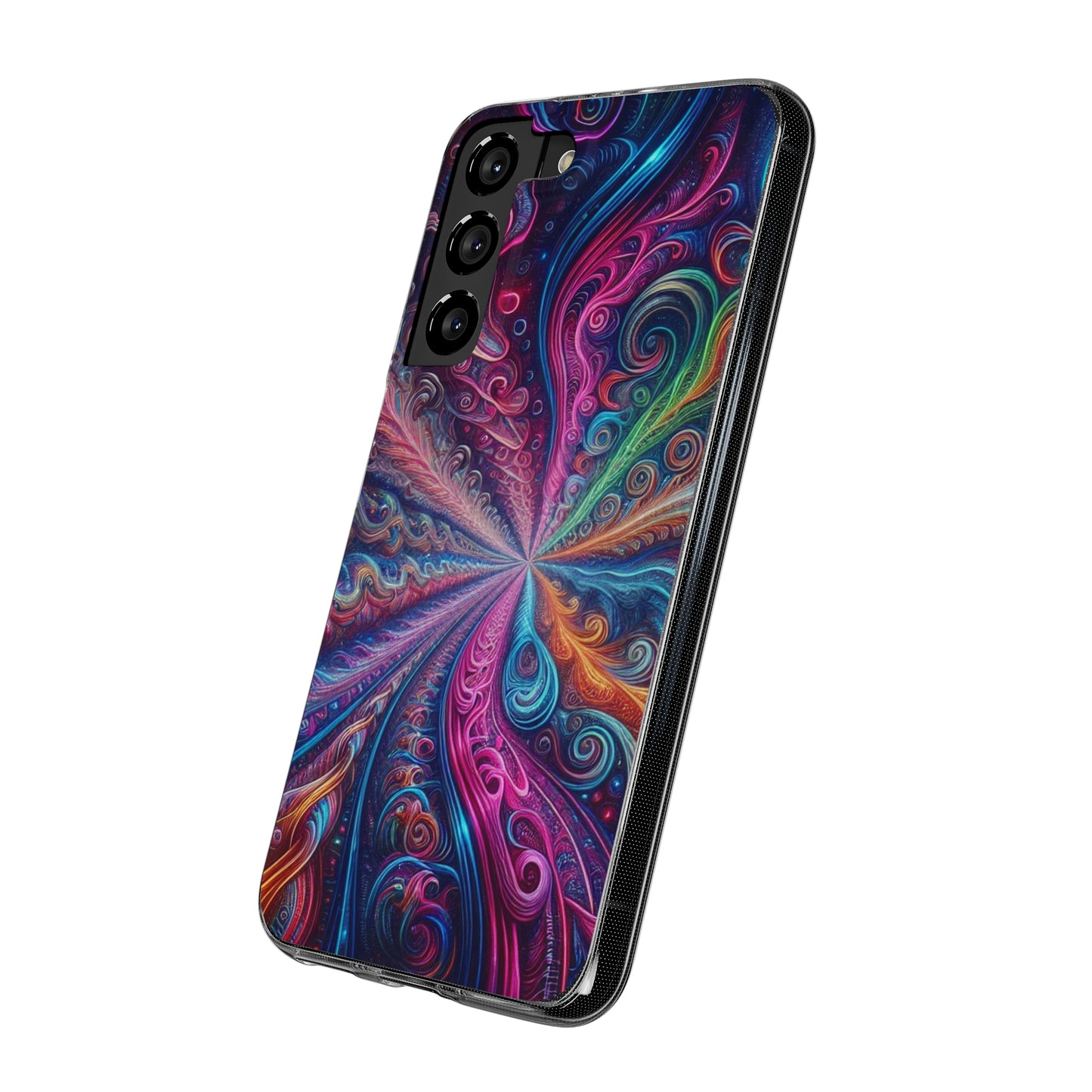 "Infinite Electrify" Infinity Patterns Art Polycarbonate Phone Case