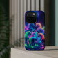 Neon Spectacle of Unicorns Neon Unicorns Premium Art Magsafe Magnet Tough IPhone 13 14 15 Pro Plus Max and Mini in Matte and Glossy Phone cases