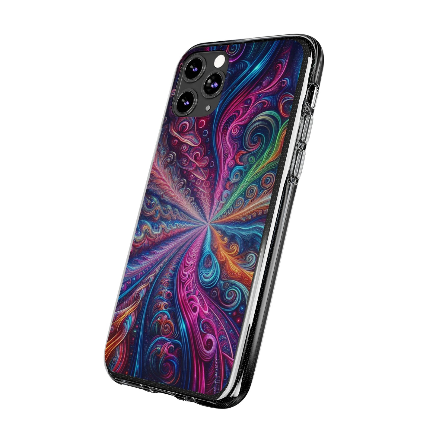 "Infinite Electrify" Infinity Patterns Art Polycarbonate Phone Case