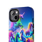 Neon Unicorn Spectacle. NEON Unicorns Tough Phone Case