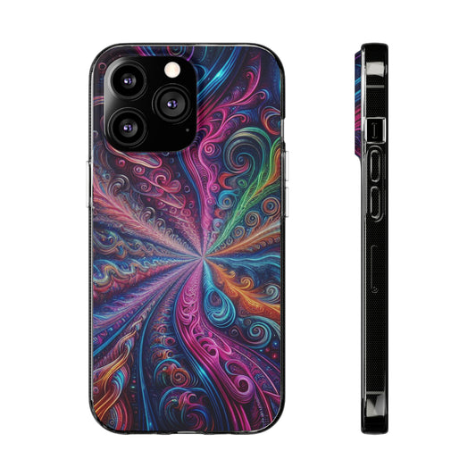 "Infinite Electrify" Infinity Patterns Art Polycarbonate Phone Case