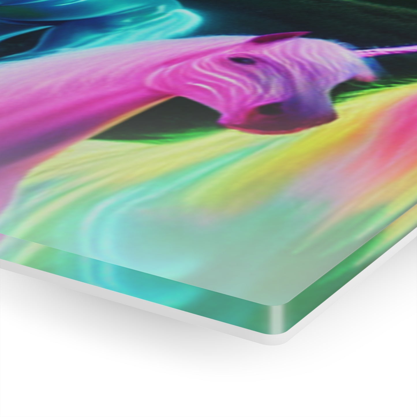"Rainbow Fantasia" NEON Unocrons Art 1/4" Glossy Acrylic Art