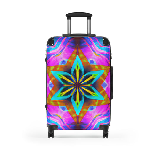 Darius De laRocque. - Trippy Infinity Patterns Suitcase