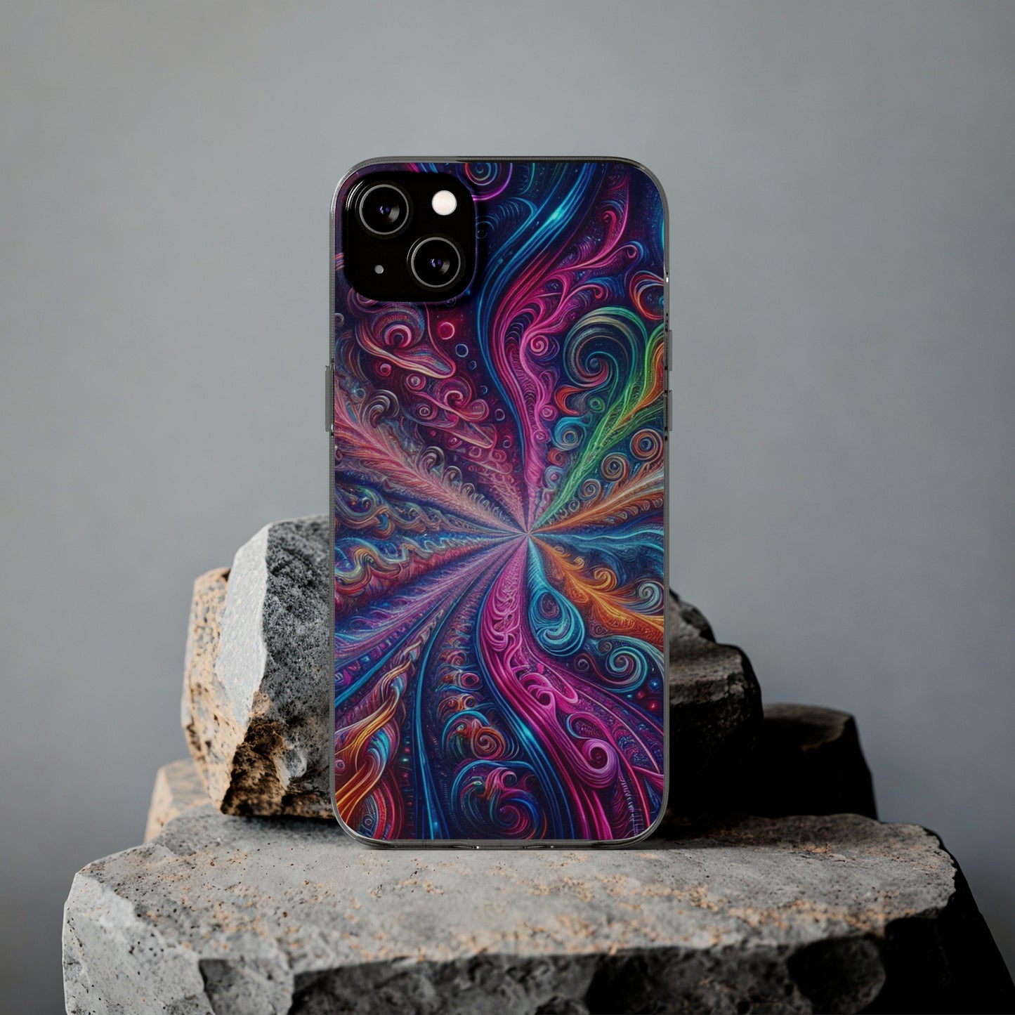 "Infinite Electrify" Infinity Patterns Art Polycarbonate Phone Case