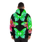 Neon Butterfly Radiance - Butterflies AOP Hoodie