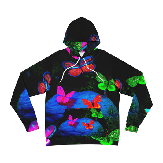 "Euphoric Fae Garden" - Butterflies & Mushrooms AOP Hoodie