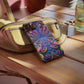 Neon Infinity Dreamscape. Infinity Patterns Art Polycarbonate Phone Case