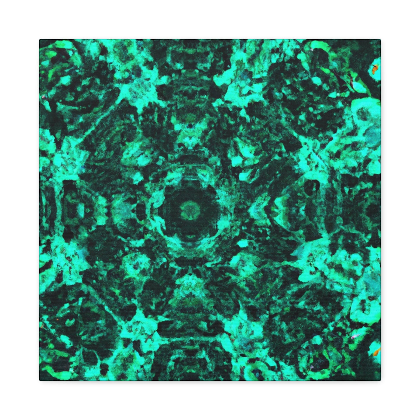Cosmic Synesthesia Explosion. Trippy Infinity Patterns Art Canvas